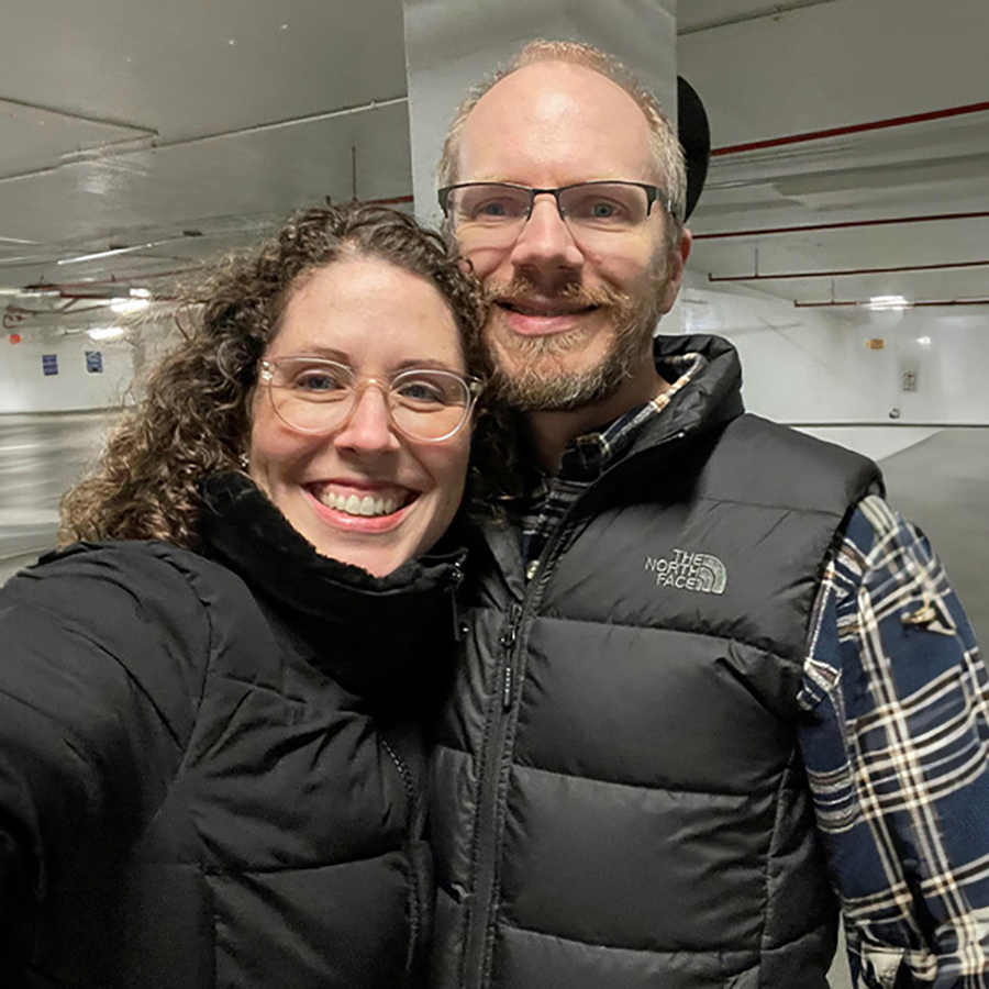 Portrait of Josh and Carolyn Denny