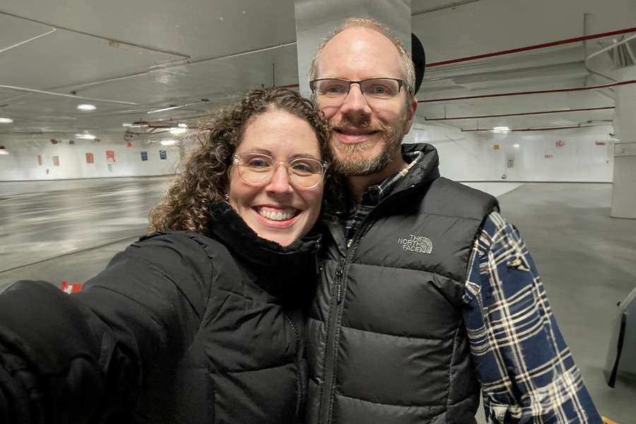 Portrait of Josh and Carolyn Denny