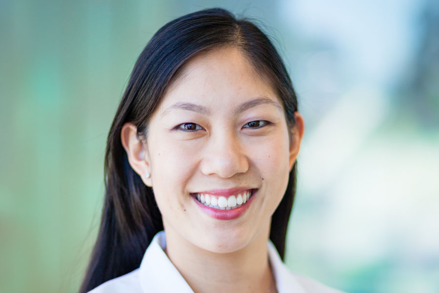 Foto del rostro de la doctora Sally Liu Baxter.